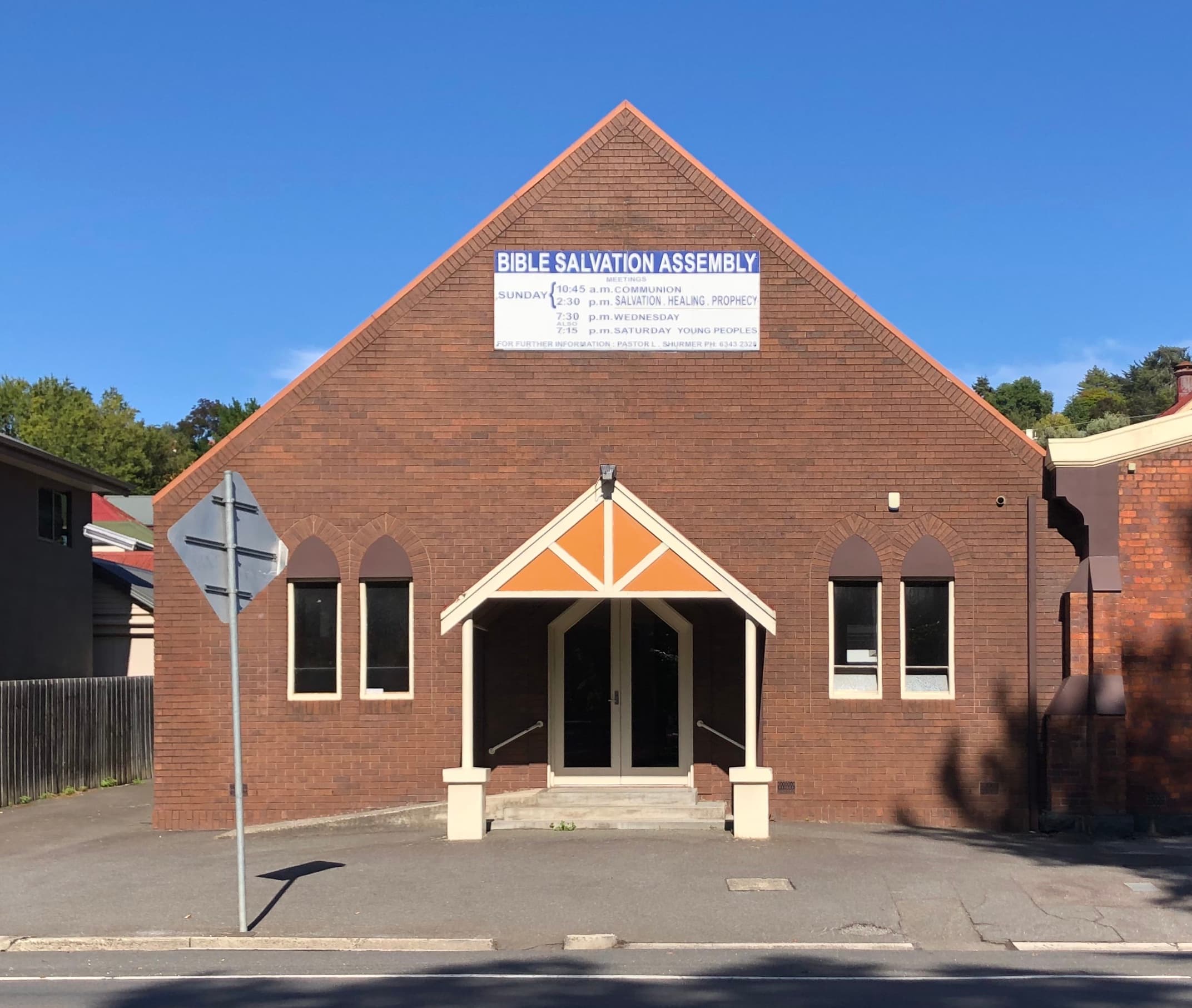 Launceston Bible Salvation Assembly, Launceston, Tasmania