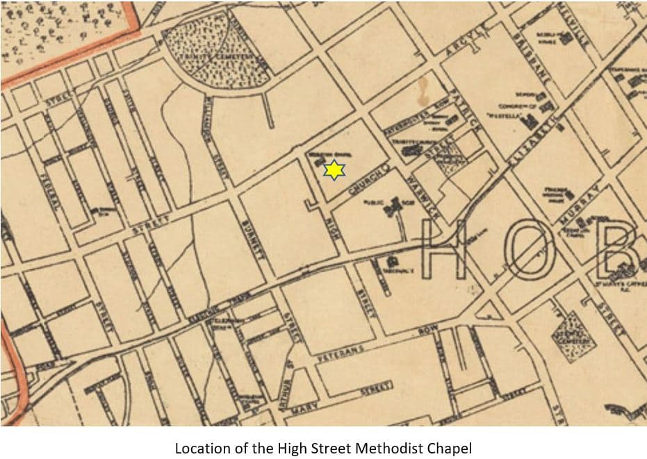 Wesleyan Methodist Chapel, Hobart, Tasmania