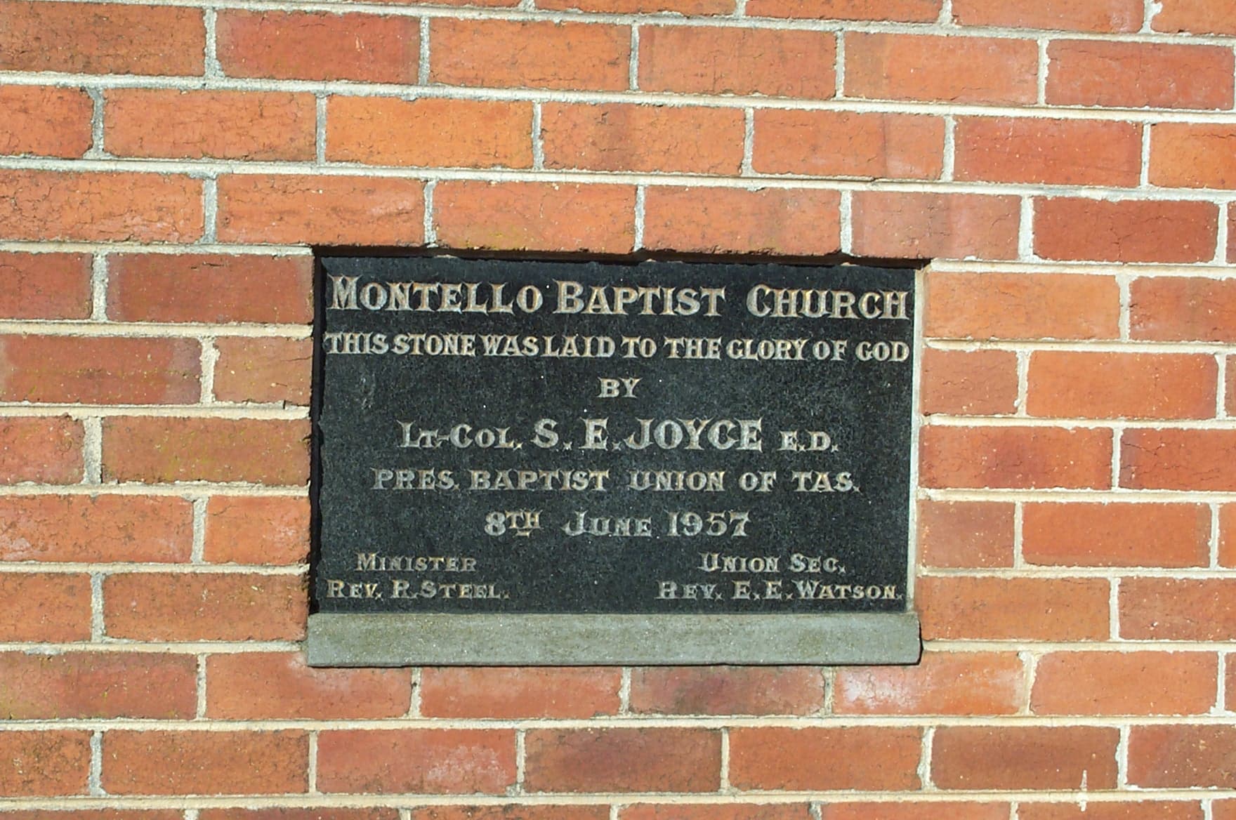 Coastlands Baptist Church, Montello, Tasmania