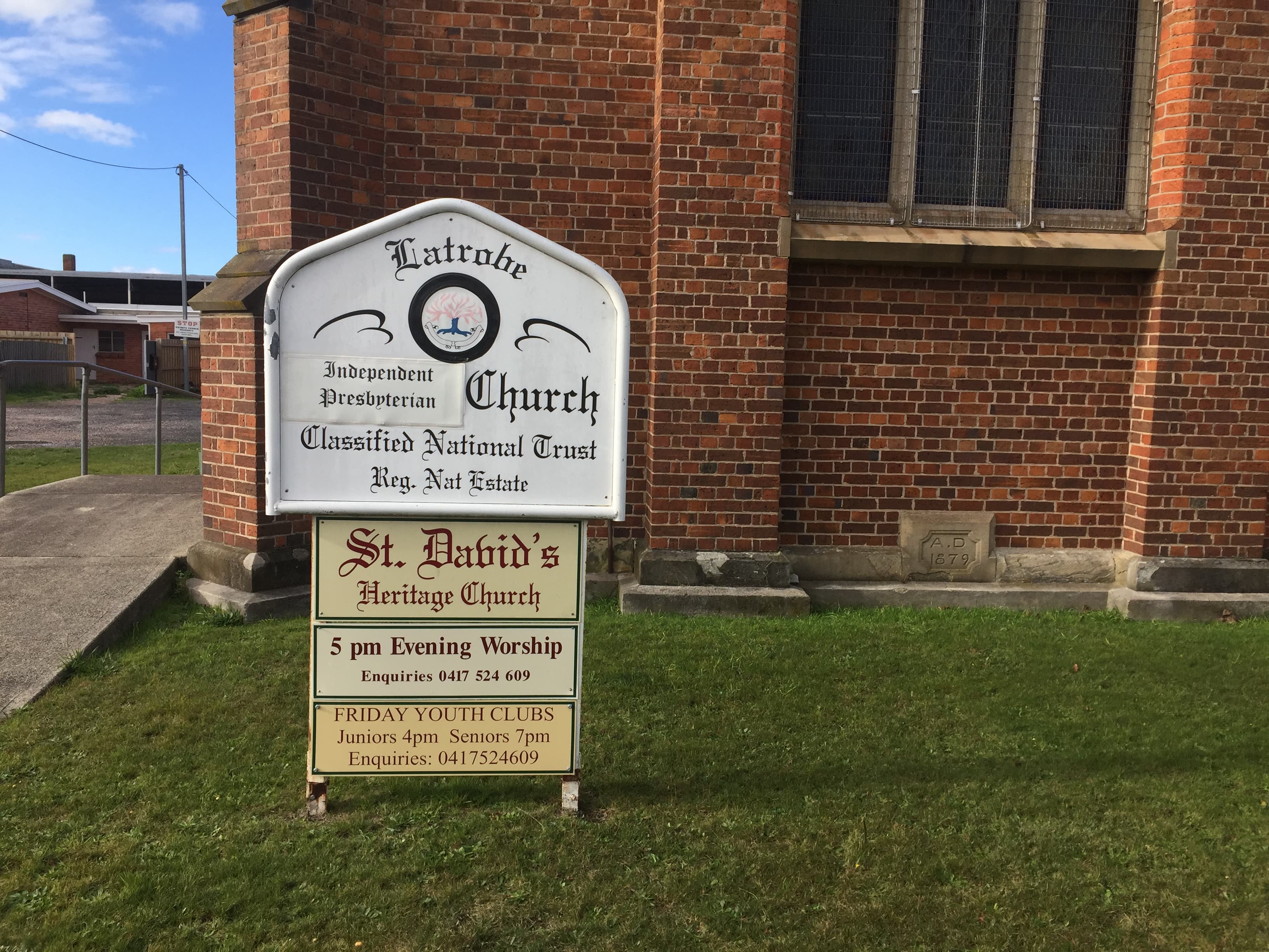 Latrobe Independent Presbyterian Church, Latrobe, Tasmania