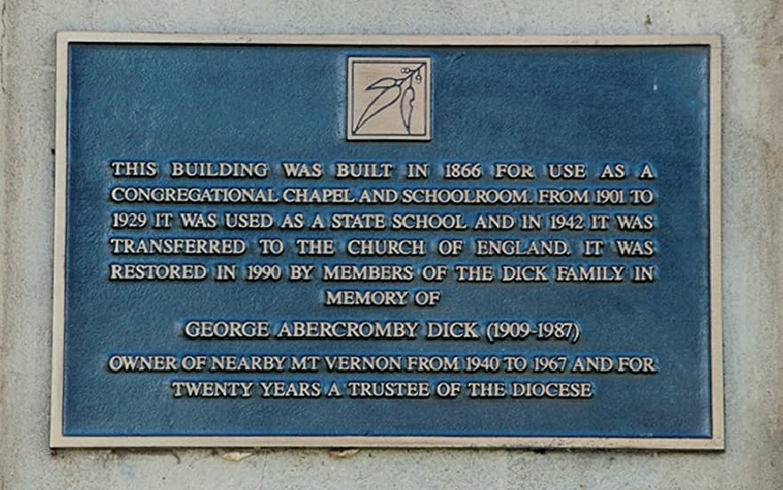 Melton Mowbray Congregational Chapel, Melton Mowbray, Tasmania